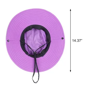 Muryobao Women's Sun Hat with UV Protection and Ponytail Hole
