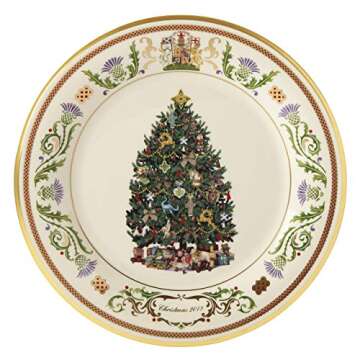 Lenox 884433 2019 Trees Around the World Scotland Plate