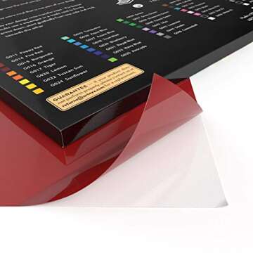 ARTEZA Self Adhesive Vinyl Sheets for Crafting & Design