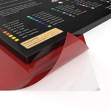 ARTEZA Self Adhesive Vinyl Sheets for Crafting & Design