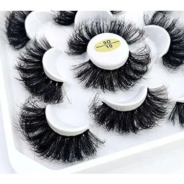 Buy HBZGTLAD 25mm 3D Mink False Eyelashes Online