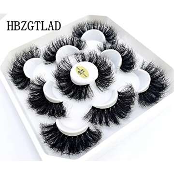 Buy HBZGTLAD 25mm 3D Mink False Eyelashes Online