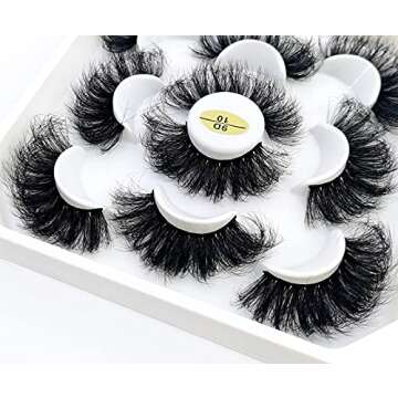 Buy HBZGTLAD 25mm 3D Mink False Eyelashes Online