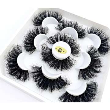 Buy HBZGTLAD 25mm 3D Mink False Eyelashes Online
