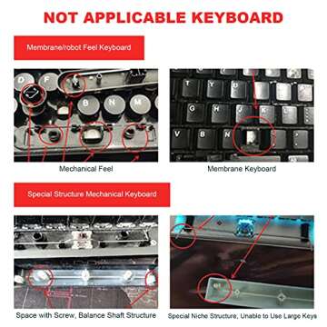 SOOTOP Retro Typewriter Keycaps for Mechanical Keyboards