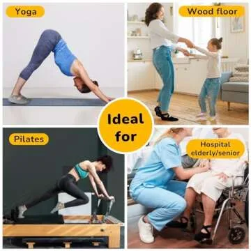 RATIVE X-Cross Non Slip Yoga Pilates Hospital Socks