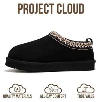 Stylish Project Cloud Genuine Leather Women's Slippers