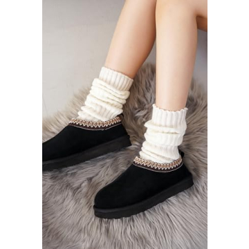 Stylish Project Cloud Genuine Leather Women's Slippers