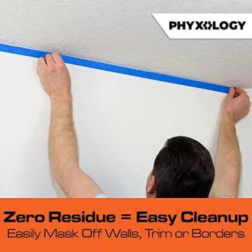 No-Residue Blue Painters Tape – Easy Clean, Pro-Grade Quality