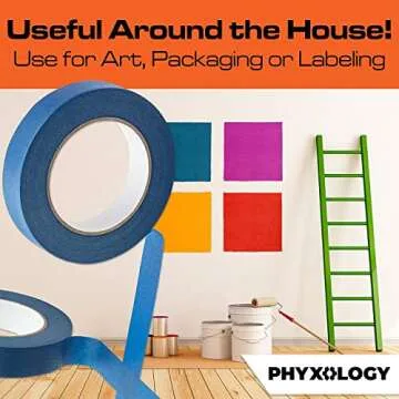 No-Residue Blue Painters Tape – Easy Clean, Pro-Grade Quality