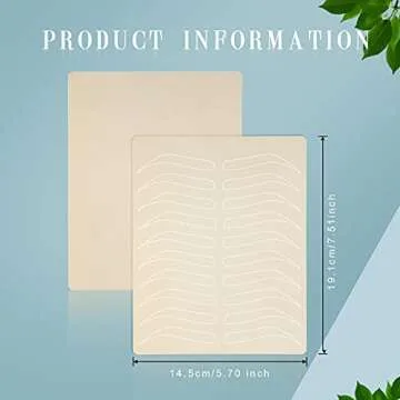 Leelosp Microblading Practice Skin - Perfect for Artists