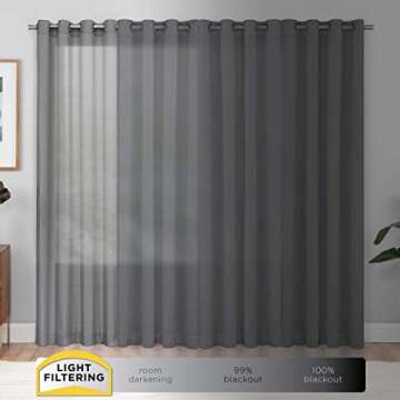 Stylish PAIRS TO GO Montana Tab Top Curtains for Home Decor