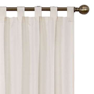 Montana Modern Decorative Tab Top Window Curtains