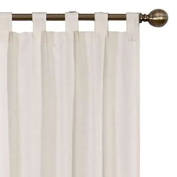 Montana Modern Decorative Tab Top Window Curtains