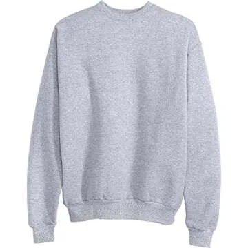 Hanes EcoSmart Sweatshirt for Men, Light Steel, 2XL