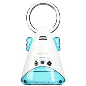 Angelcare Movement and Sound Monitor, Aqua/White