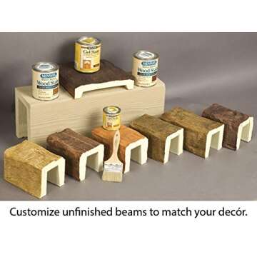 Modern Faux Wood Beams for Indoor Outdoor Use