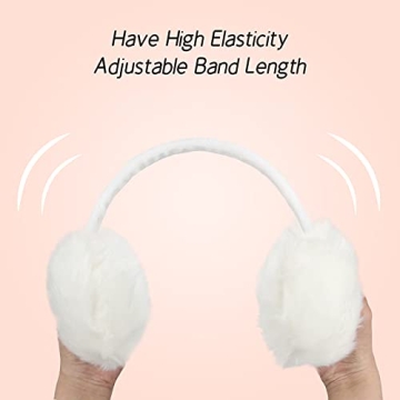 POXIMI Adjustable Winter Earmuffs for Women and Girls