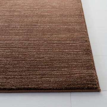 SAFAVIEH Vision Collection Area Rug - 8' x 10', Brown, Modern Ombre Tonal Chic Design, Non-Shedding & Easy Care, Ideal for High Traffic Areas in Living Room, Bedroom (VSN606E)