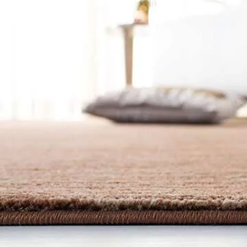 SAFAVIEH Vision Collection Area Rug - 8' x 10', Brown, Modern Ombre Tonal Chic Design, Non-Shedding & Easy Care, Ideal for High Traffic Areas in Living Room, Bedroom (VSN606E)