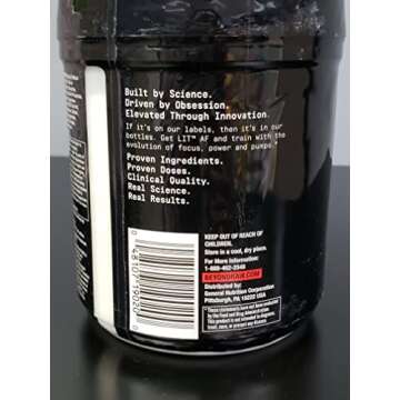 BEYOND RAW LIT PreWorkout for Energy & Focus
