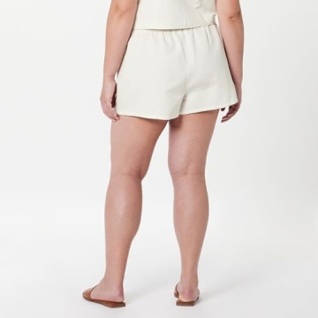 The Drop Women's Emilie Linen Shorts for Summer Style