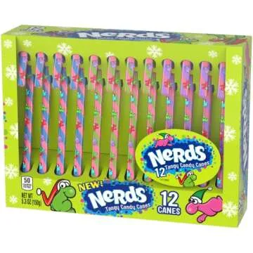 Nerds Holiday Candy Canes for Fun Christmas Treats
