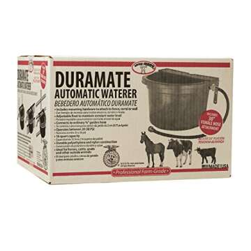 Little Giant® Automatic Animal Waterer | Float Controlled Automatic Waterer for Livestock | Heavy Duty and Durable | Made in USA | 4 Gallon | Blue