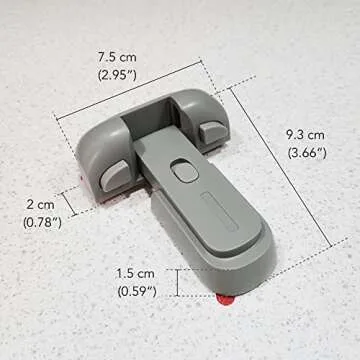 Moonybaby Freezer Door Latch - Child Safety for Fridges