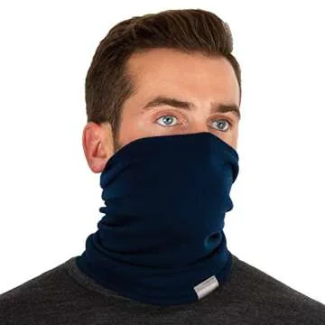 MERIWOOL Merino Wool Neck Gaiter for Cold Weather Comfort