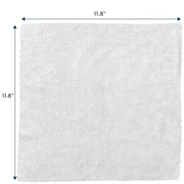 S&T INC. 50 Pack Microfiber Cleaning Cloths for Home