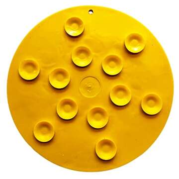 SodaPup Duckies eMat – Durable Lick Mat Feeder with Suction Cups Made in USA from Non-Toxic, Pet-S...