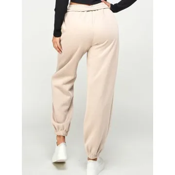 Comfortable IUUI Women's Fleece Sweatpants - Stylish & Warm