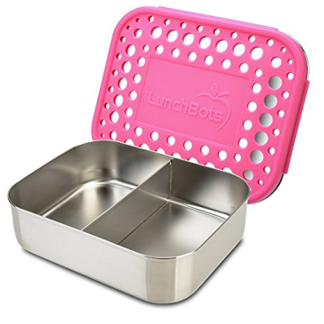 LunchBots Medium Duo Snack Container - Eco-Friendly & Durable