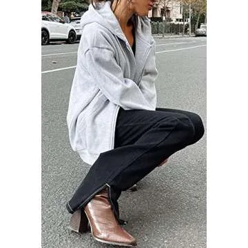 ATHMILE Women's Fall 2023 Winter Y2k Sweatshirts and Cardigans