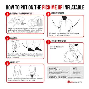 Inflatable Mermaid Pirate Costume for Adults