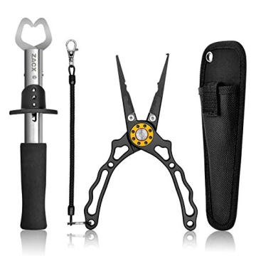ZACX Fish Lip Gripper Pliers - Ultimate Durable Fishing Tool Set