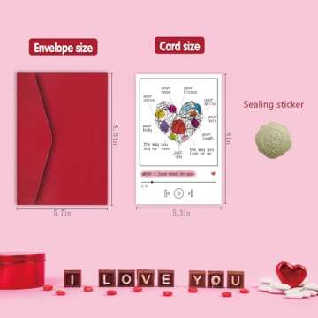 FSSDAS Romantic Valentines Day Gifts for Him Her, Funny Valentine's Day Card Gift for Girlfriend Boy...