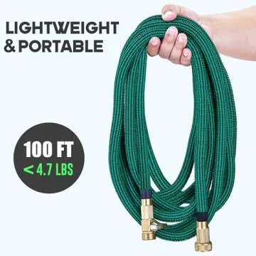 Trangrace Expandable Garden Hose 100 ft with Nozzle