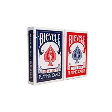 Bicycle Rider Back Playing Cards Red and Blue, Premium Quality