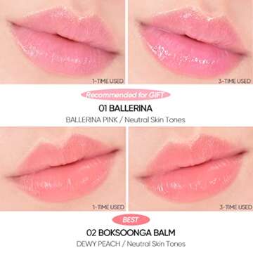 Amuse SEOUL DEW BALM 06 DEW ROSE - Hydrating Lip Balm