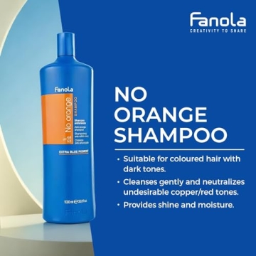 Fanola No Orange Shampoo Pack of 2 for Gorgeous Hair