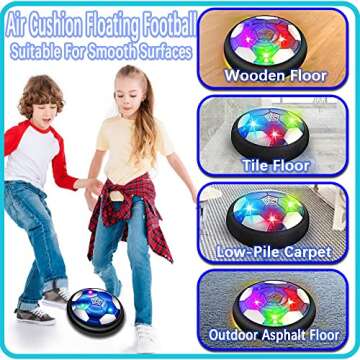 JRD&BS WINL Hover Soccer Ball for Kids, LED Floating Toy