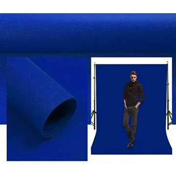 LYLYCTY 5x7ft Photography Studio Non-Woven Backdrop RoyalBlue Backdrop Solid Color Backdrop Simple Background