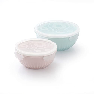 ZEN Pleats Porcelain Airtight Bowls Stylish Kitchen Essential