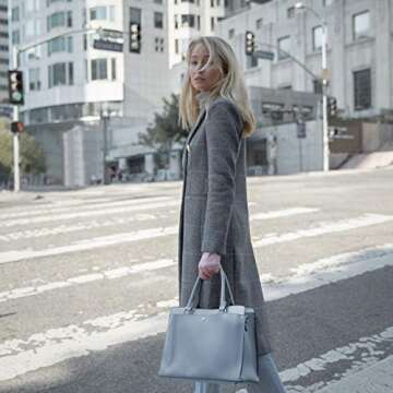 Downholme Classic Leather Cashmere Lined Gloves for Women (Pink, XS)