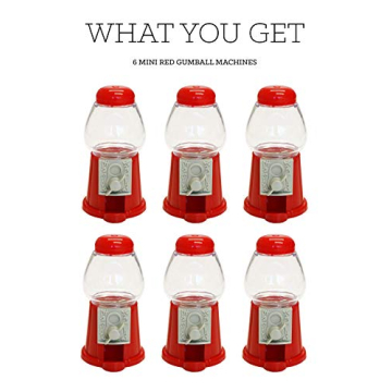 Buy ModParty Mini Gumball Machines Set of 6 for Parties
