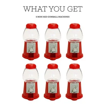 Buy ModParty Mini Gumball Machines Set of 6 for Parties