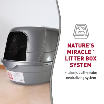 Nature’s Miracle Hooded Litter Box with Charcoal Filter