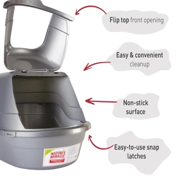 Nature’s Miracle Hooded Litter Box with Charcoal Filter